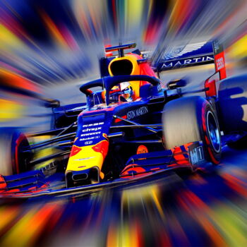 Digital Arts titled "Max Verstappen - Ra…" by Deverviers, Original Artwork, 2D Digital Work