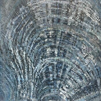 Schilderij getiteld "Rytualy Przejscia 3" door Danuta Elzbieta Czyzyk, Origineel Kunstwerk, Acryl