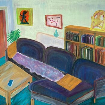 Peinture intitulée "Comme chez moi" par Philippe Collinet, Œuvre d'art originale, Acrylique