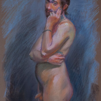 Drawing titled "Tomas." by Sergey Sovkov, Original Artwork, Pastel