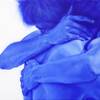 Painting titled "Toi et Moi" by Isabelle Lebret, Original Artwork, Oil