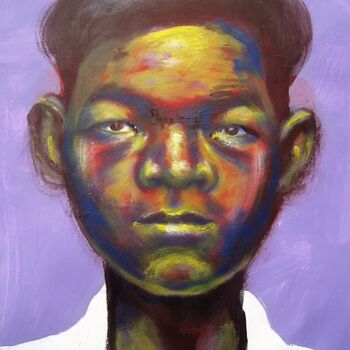 Painting titled "Long" by Gaspard De Gouges, Original Artwork, Acrylic