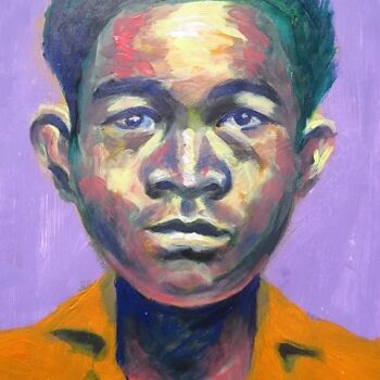 Painting titled "Kongsèng" by Gaspard De Gouges, Original Artwork, Acrylic