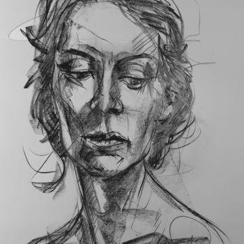 Drawing titled "Une araignée sur le…" by Jean-Pierre Emond, Original Artwork, Graphite
