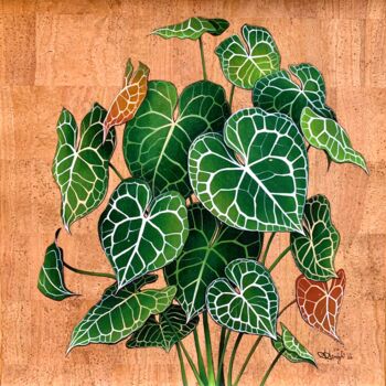 "Anthurium Clarinerv…" başlıklı Tablo Alice Asnaghi tarafından, Orijinal sanat, Akrilik