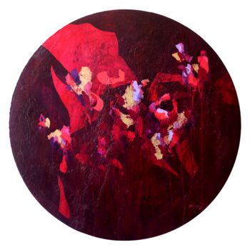 Painting titled "erit¦ a trait that…" by Rupert Cefai, Original Artwork, Acrylic Mounted on Wood Panel