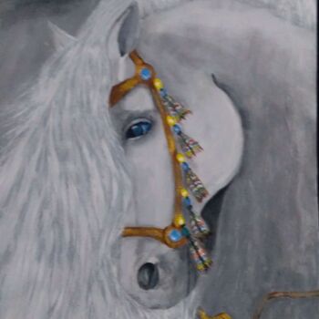 Pintura titulada "NOBLE AND BEAUTIFUL…" por Ayşe Keleş, Obra de arte original, Acrílico