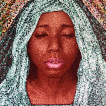 Painting titled "Virgin #1" by José Gislero, Original Artwork, Acrylic