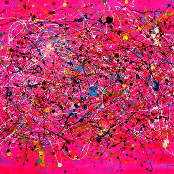 Painting titled "Dolce Vita" by Juan José Garay, Original Artwork, Acrylic Mounted on Wood Stretcher frame