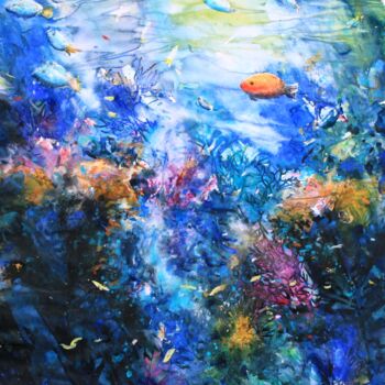 Peinture intitulée "Seul" par Roger Boubenec, Œuvre d'art originale, Aquarelle