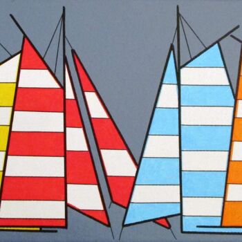 Peinture intitulée "Festival 1" par Nyls  Eliot, Œuvre d'art originale, Acrylique