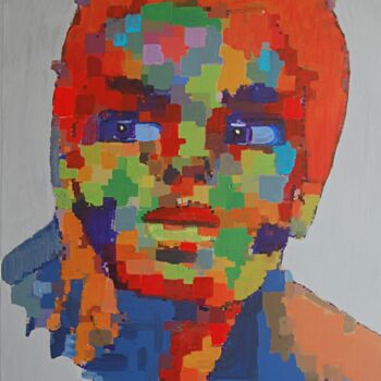 Pittura intitolato "TONY" da Jacques Lacourrege, Opera d'arte originale, Acrilico