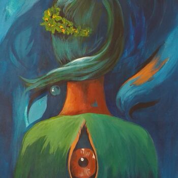 Painting titled ""Mars awaken"" by Juana Page, Original Artwork, Acrylic
