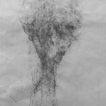 Drawing titled "...weil dein Schmer…" by Stephan Rodriguez Warnemünde, Original Artwork, Pencil