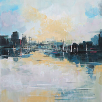 Painting titled "Istanbul" by Saidbilol Alimov, Original Artwork, Acrylic