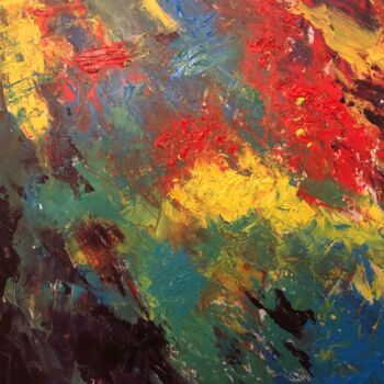 Painting titled "Настроение" by Saidbilol Alimov, Original Artwork, Acrylic