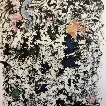 Pittura intitolato "The Cat and the Sna…" da Steve Phillips, Opera d'arte originale, Olio