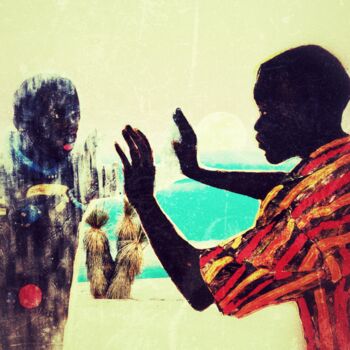 Artes digitais intitulada "Le Mirage" por Amelia Latiff, Obras de arte originais, Pintura digital