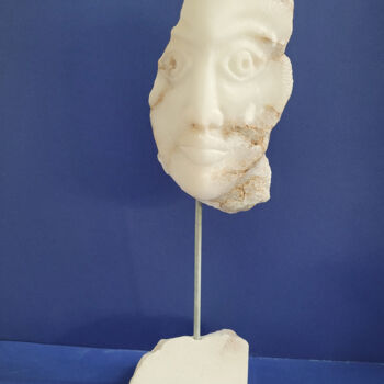 Sculpture intitulée "Sculpture en albâtr…" par Claude Adda, Œuvre d'art originale, Pierre