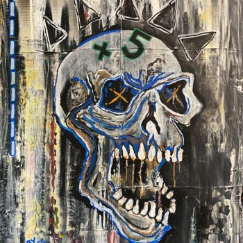 Painting titled "VANITÉ III" by Michel Martin, Original Artwork, Acrylic