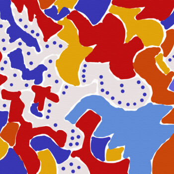 数字艺术 标题为“Colors Of Life” 由Felipe Hueb, 原创艺术品, 数字油画