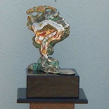 Sculpture titled "The Guardian" by Richard Beaulieu, Original Artwork, Metals