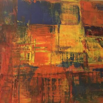 Painting titled "Unit #1030  “Wyomin…" by Tony Caruso, Original Artwork, Acrylic