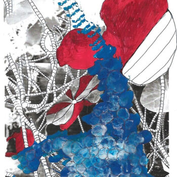 Painting titled "02/10/22" by Franziska Kolbe, Original Artwork, Acrylic