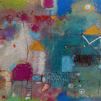Painting titled "CY-01(P)2015" by Carlos Yasoshima, Original Artwork, Pastel