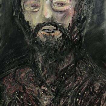 제목이 "le Condottiere"인 미술작품 Nancy Krief로, 원작, 파스텔