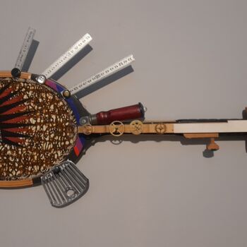 Sculpture titled "LE POISSON PILOTE" by Catherine Delaforge (KTY95), Original Artwork, Wood
