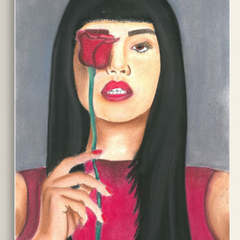 "Beautiful Asian gir…" başlıklı Dijital Sanat Elena Polak tarafından, Orijinal sanat, 2D Dijital Çalışma