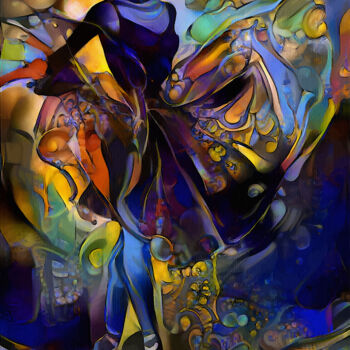 Arte digitale intitolato "Foraine" da L.Roche, Opera d'arte originale, Acrilico