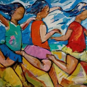 Peinture intitulée "Liberty" par Sandro Maciel, Œuvre d'art originale, Acrylique Monté sur Châssis en bois
