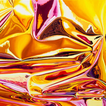 Painting titled "L'Univers Parallèle…" by Morgan Bisoux, Original Artwork, Oil Mounted on Wood Stretcher frame