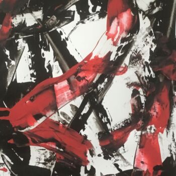 Painting titled "Unit #216 “Devil’s…" by Tony Caruso, Original Artwork, Acrylic