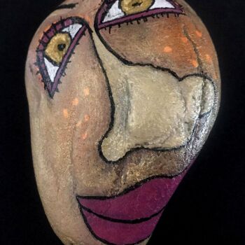 Peinture intitulée "VIOLENNE" par Artamelis, Œuvre d'art originale, Acrylique