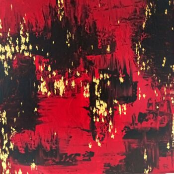 Painting titled "Elysée" by Renaud Angerville-Langlois, Original Artwork, Acrylic Mounted on Wood Stretcher frame
