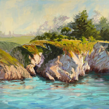 제목이 "Turquoise Waters Of…"인 미술작품 Tatyana Fogarty로, 원작, 기름