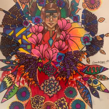"Queen of Spring" başlıklı Resim Oana Arabagiu tarafından, Orijinal sanat, Akrilik