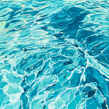Painting titled "Threads of Ariadna 3" by Ulyana Korol, Original Artwork, Oil