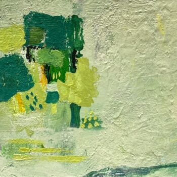 Painting titled "The Autum Garden I" by Tetiana Mokrik, Original Artwork, Acrylic