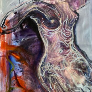 Pintura titulada "Girl in extase" por Mari Skakun, Obra de arte original, Oleo