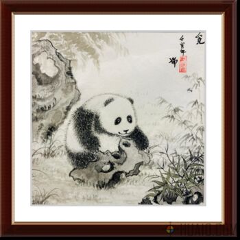 Painting titled "Looking for you" by Rui Amblard, Original Artwork, Watercolor