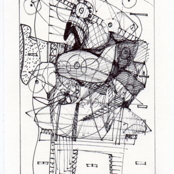 Σχέδιο με τίτλο "Untitled No.1" από Stephen Lucas, Αυθεντικά έργα τέχνης, Μελάνι