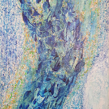 绘画 标题为“ANTHROPOGLYPHE 5” 由Alain V, 原创艺术品, 丙烯