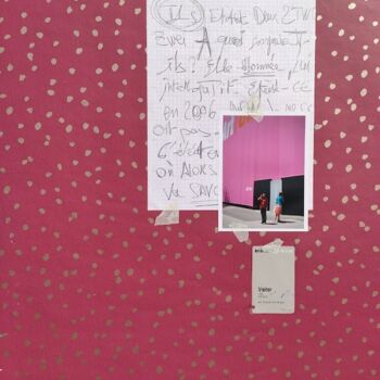 Peinture intitulée "Visitor" par Eric Ullrich, Œuvre d'art originale, Collages