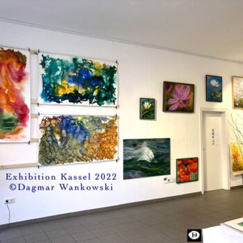 「Malereien」というタイトルの絵画 Dagmar Wankowskiによって, オリジナルのアートワーク, オイル