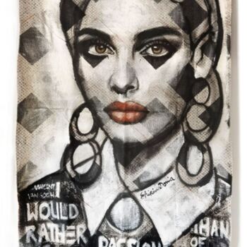 Painting titled "PASSION 3" by Shirin Donia, Original Artwork, Acrylic