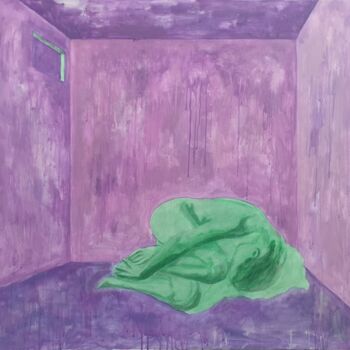 Peinture intitulée "Solitude 3" par Valeriu-Daniel Nastase, Œuvre d'art originale, Acrylique Monté sur Châssis en bois